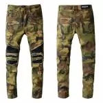 balmain jeans biker discount army green